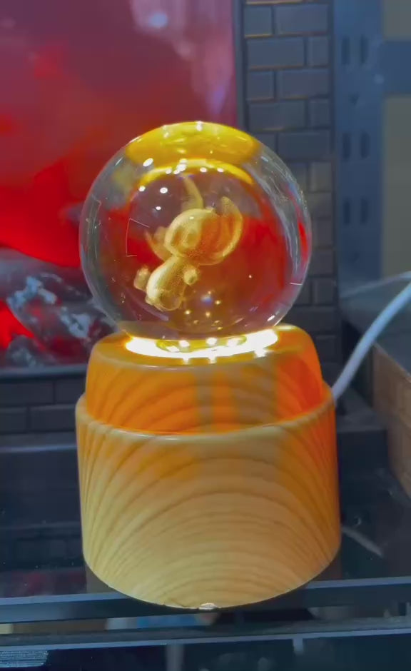 مصباح كريستالي ثلاثي